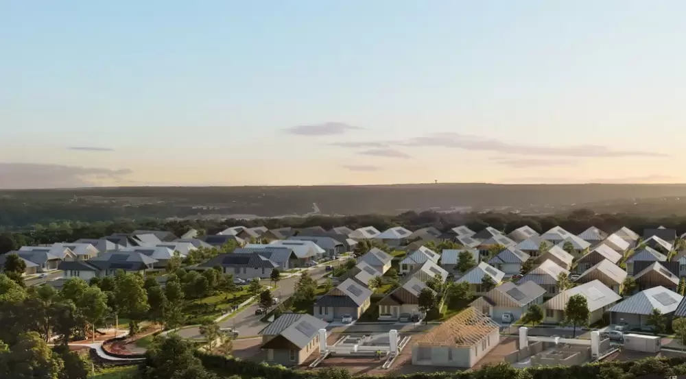 Bairro com casas feitas em impressora 3D começa a ser inaugurado no Texas Paredes são feitas com um material a base de concreto. Moradores devem se mudar em setembro.